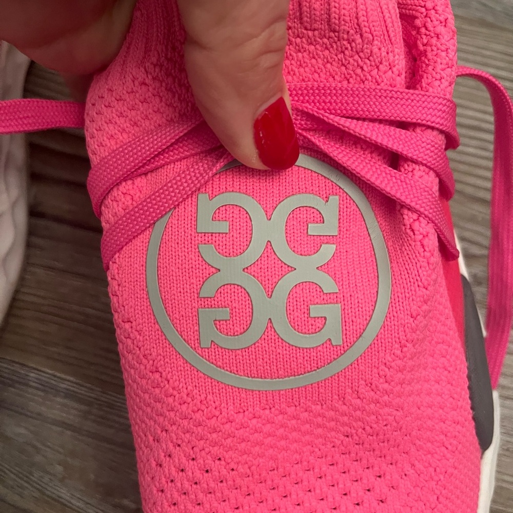 G/FORE Pink and Gray Sneakers/Golf Shoes - Picture 10 of 15